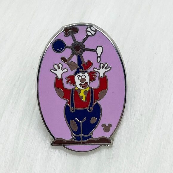 🔮 5/$25‎ Disney Mickey's Toontown Pinwheels Clown Pin - Picture 1 of 2